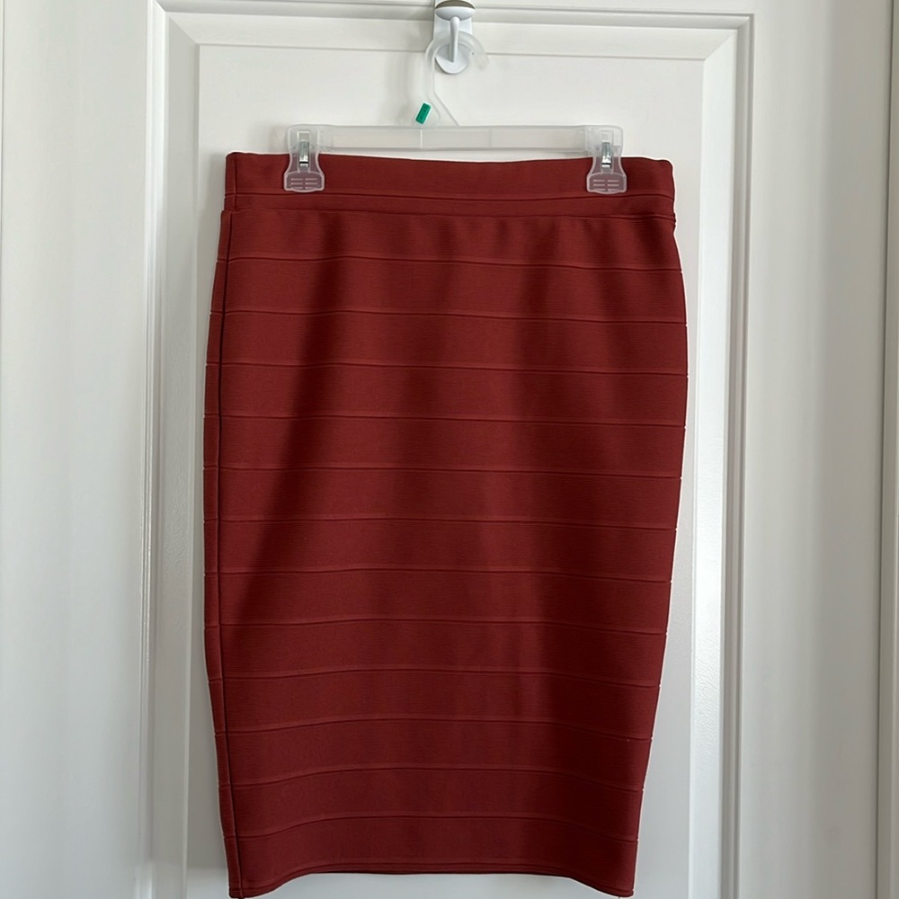 New Look knit pull on pencil skirt size 14